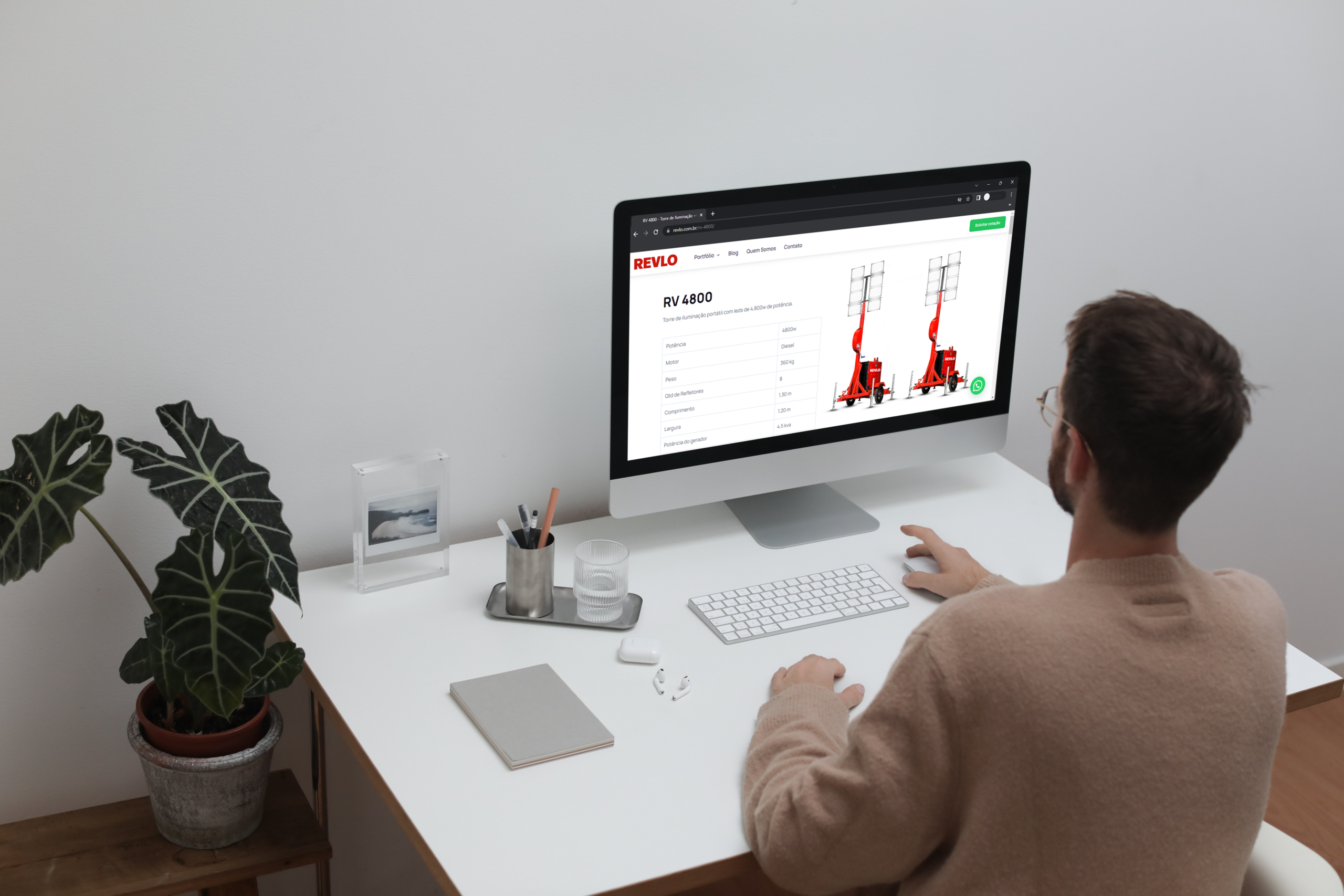 Locação de Torre de Iluminação Móvel