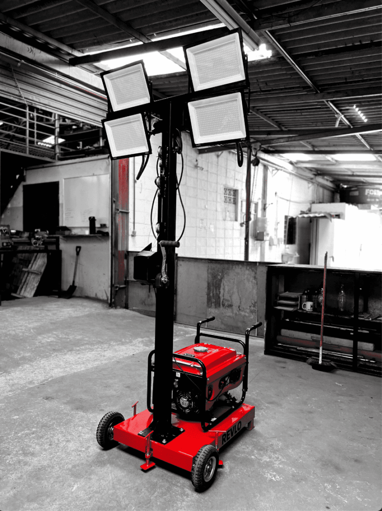 Torre de iluminação portátil