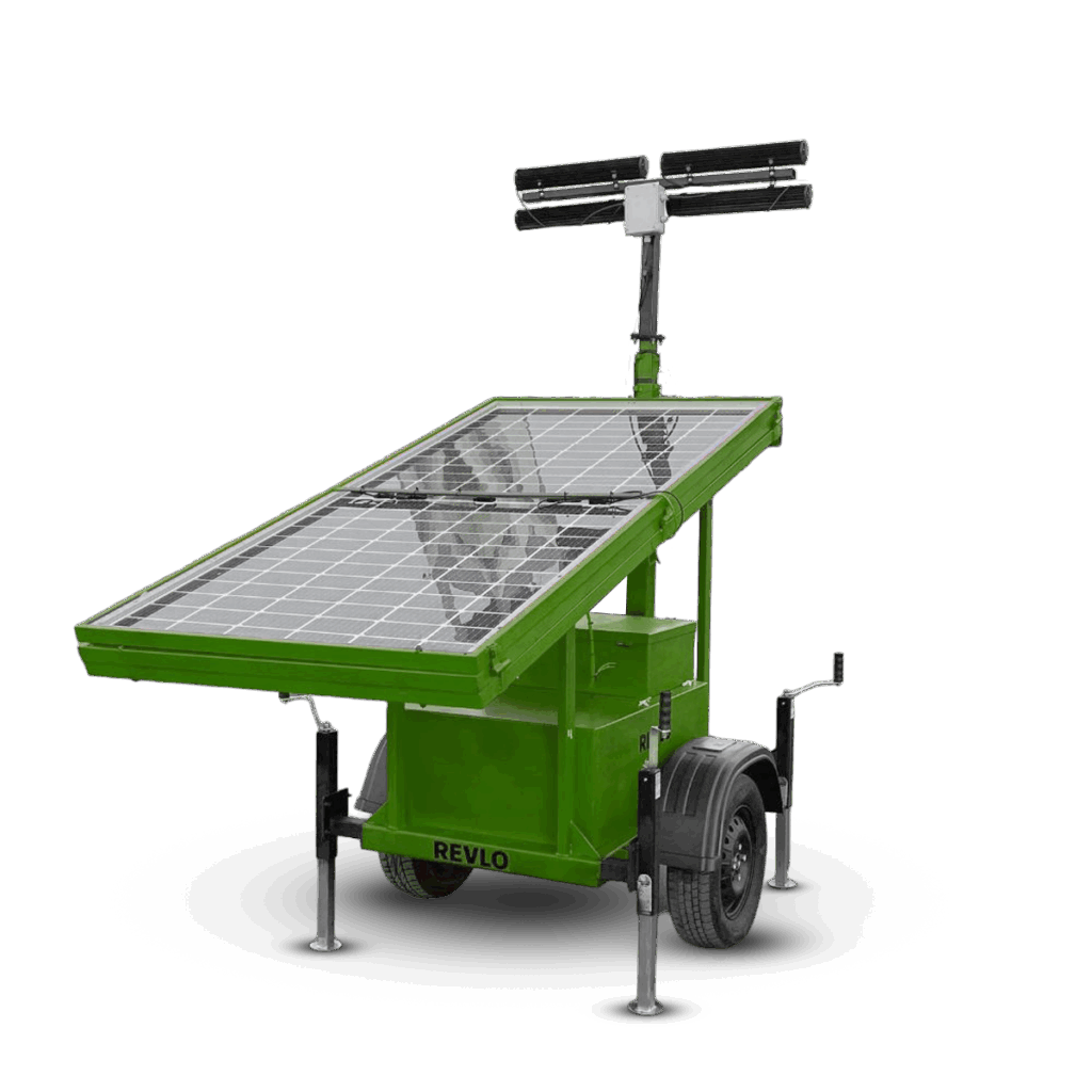 torre de iluminação energia solar